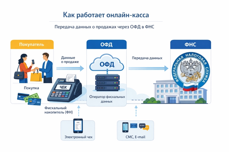 Что такое онлайн-касса и как она работает