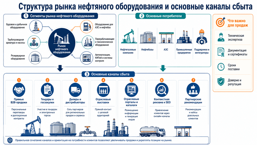 Реклама резервуарного оборудования для АЗС, нефтебаз и заводов